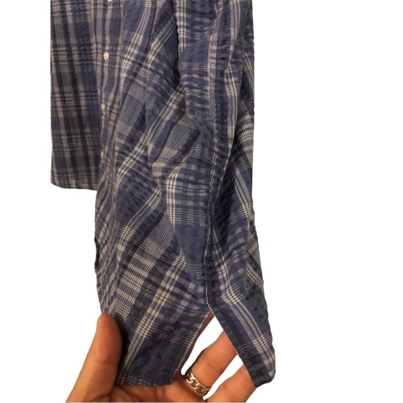 Oak Hill Cool & Dry Button Up Short Sleeved Pockets Roomy Side Vents Casual 6XL - Picture 5 of 10